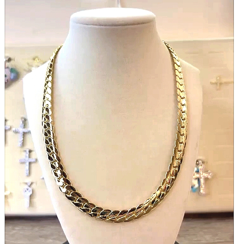 Premium 14k Gold-Filled Over Sterling Silver-Heavy